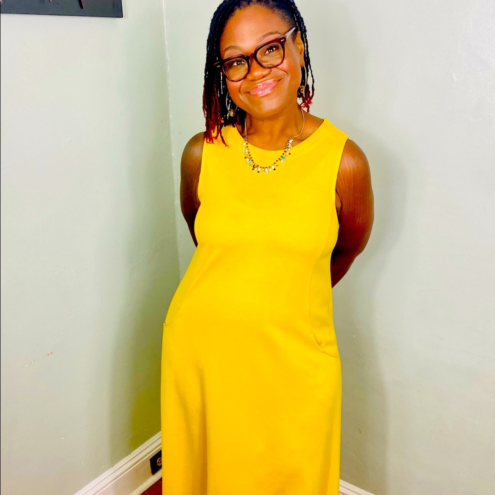 Yellow Golden Dress